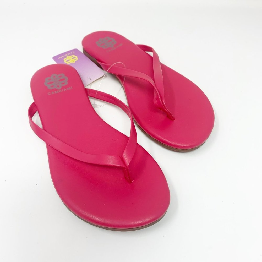 Cambiami Kids Fuchsia Pink Thong Flip Flop Sandals Size 1